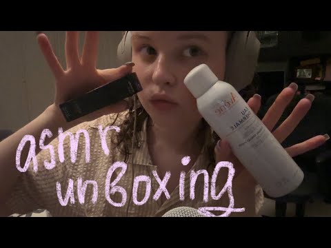 asmr unboxing new products l tapping and rambling