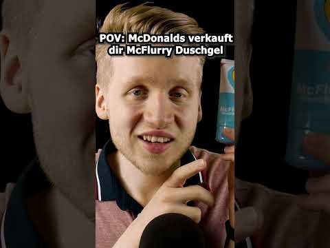 ASMR - POV: McDonalds verkauft dir McFlurry Duschgel! #shorts #asmr #roleplay #deutscheasmr