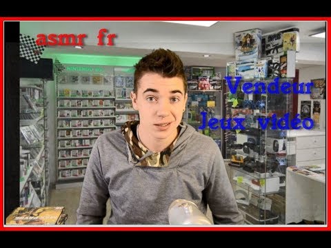 ASMR FRançais : Rôle play Vendeur Jeux Vidéo !