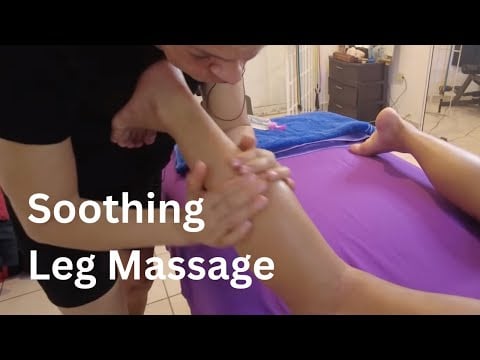 Relaxing Legs Massage | No Talking | Professional Massage Session