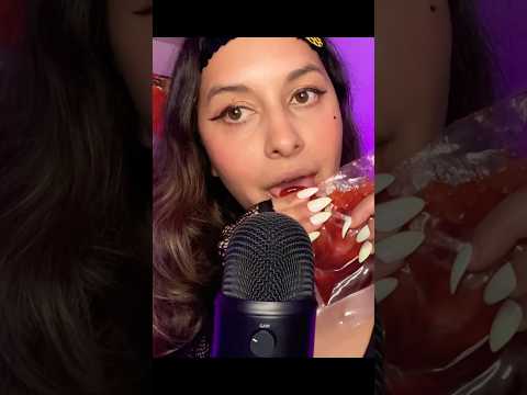 Dulces Halloween p3🩸👻🎃♥️ #asmr #asmrcommunity #relax #mukbang #asmreating #eating