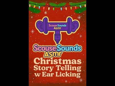 Christmas eve storytime ASMR w ear licking to help you sleep!!!