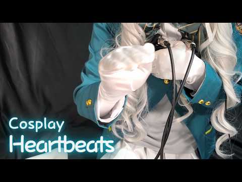 Sleepy Heartbeat ASMR 💗 Head Pats & Gentle Hand Movements | Miyo Sakurai Cosplay (Blue Archive)