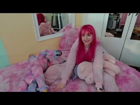 🦄 Fluffy Fabric ASMR | Pink Blanket, Onesie & Unicorn Plushies for Cozy Tingles 🎀💤