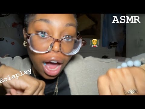ASMR| English Teacher On Her Lunch Break ASMR ROLEPLAY🧑‍🏫 📝. (Watch Till End)😂