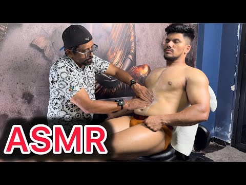 ASMR Ultimate Relaxation 😌 | Indian Barber Full Body Massage | Deep Stress Relief #asmr 