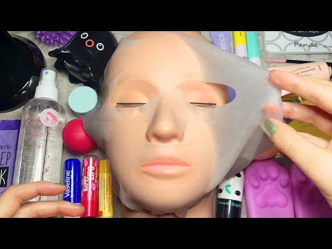 ASMR Skincare on Mannequin (Whispered)