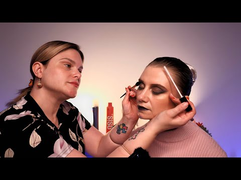 Relaxing ASMR Perfectionist Hairstyling & Makeup