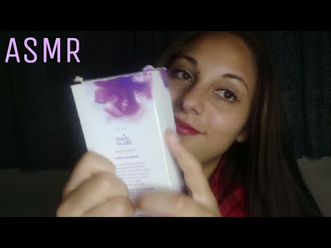 ASMR | MOSTRANDO OS PERFUMES QUE USO (tapping)