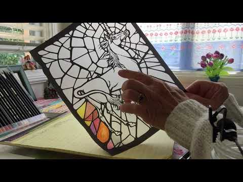 Ad-free ASMR; Coloring and ramble - soft spoken