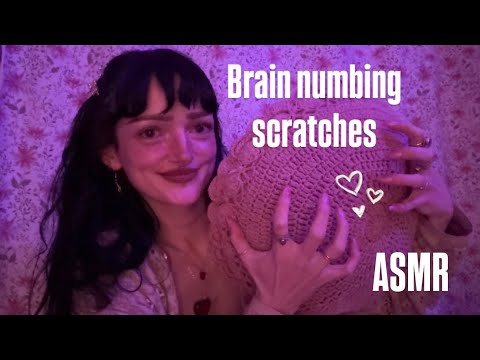 Chaotic scratching to send you right to sleep ❤︎ASMR to Quiet racing thoughts ❤︎