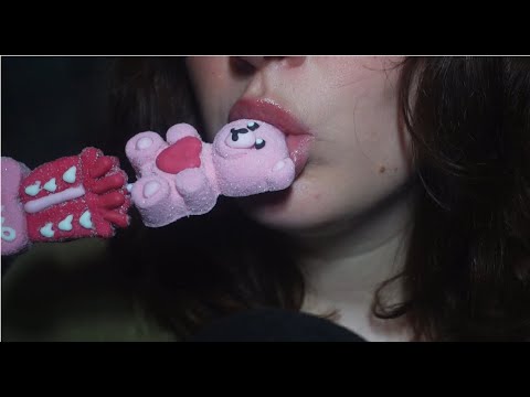 Close-Up Eating ASMR | Super Crunchy & Juicy Sounds 🍎🍭 No talking