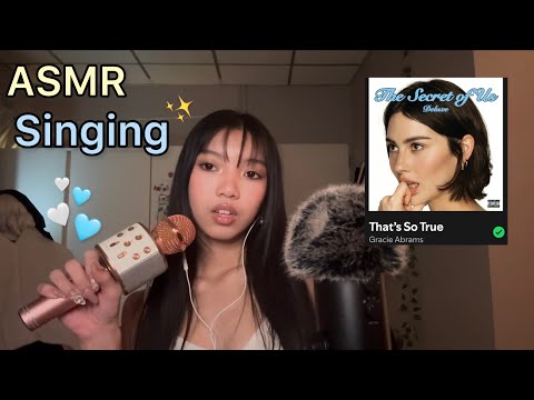 ASMR|Singing 🎤🩵”That’s So True”~asmr elle~