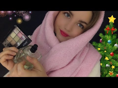 asmr | Новогодний макияж от снегурочки | Новый год 🎄 | асмр