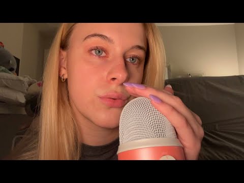 ASMR Mouth Sounds and Hand Movements