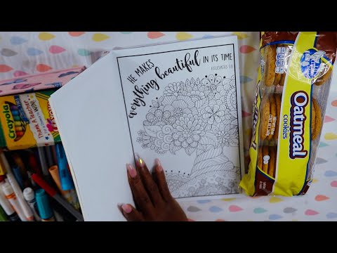 Calming Coloring ASMR Sounds To Help Put You To Sleep