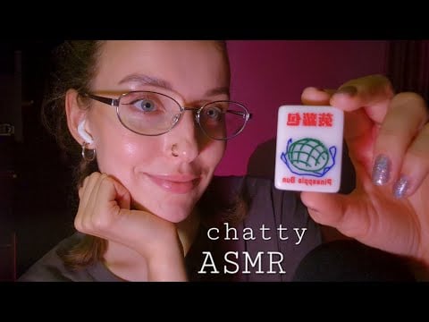 ASMR Soft spoken ramble with Hand sounds