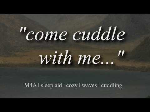 cozy night at the lake house [boyfriend asmr] [sleep aid] [cuddling] [romantic] [waves] [water sfx]