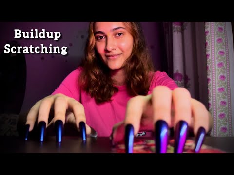 ASMR Build Up Scratching & Hand Movements Lofi Tingly Relaxation