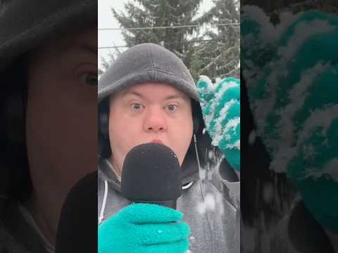 #ASMR IN A SNOW STORM! #short #tingles