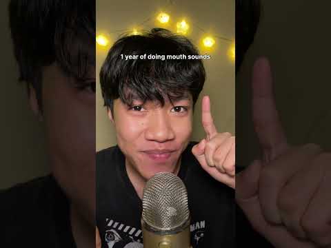 day 1 vs 5 years of doing mouth sounds 👄 #asmr #mouthsounds #asmrvideo #asmrtriggers #shorts