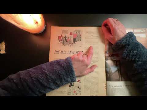 ASMR Reading from a Vintage Magazine ~ The Man Next Door