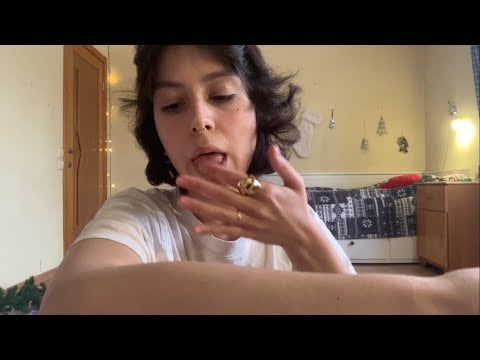 unpredictable personal attention asmr - something’s in your eye, spit painting, measuring