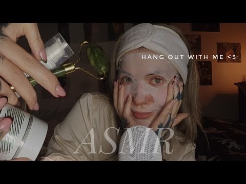 ASMR Suomi Night Skincare Routine + Höpöttelyä ♡ 