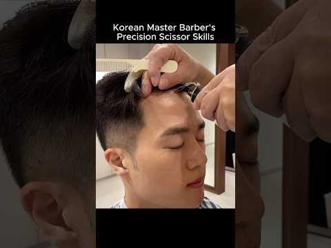 ASMR 40년 경력 한국 바버의 가위 스킬 #팅글 #수면유도