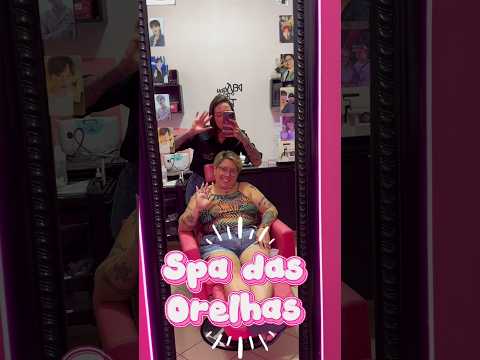 ASMR SPA DAS ORELHAS - limpeza de Piercings 🫧 #asmr
