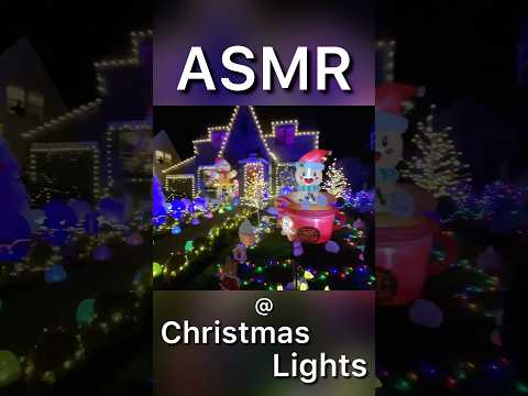 ASMR in Public | CHRISTMAS LIGHTS 🎄  #shorts #asmr #christmas
