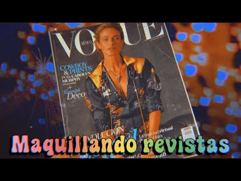 ASMR| Maquillando revistas | Sonidos de maquillaje| Andrea ASMR 🦋