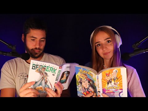 ASMR DOUBLE INAUDIBLE avec @alteanne - on lit des mangas