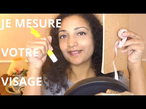 Je mesure votre visage ASMR Français *Face measurement