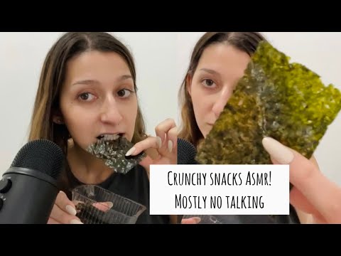 Uptown ASMR - crunchy snacks asmr mukbang (very little talking/mostly no talking)