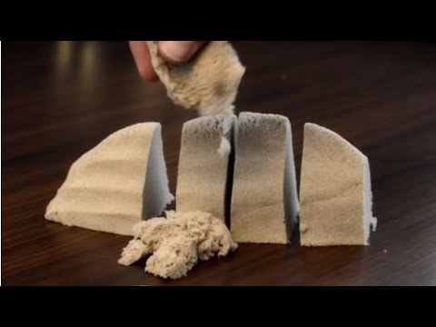 Very Satisfying and Relaxing Kinetic Sand ASMR with Mia