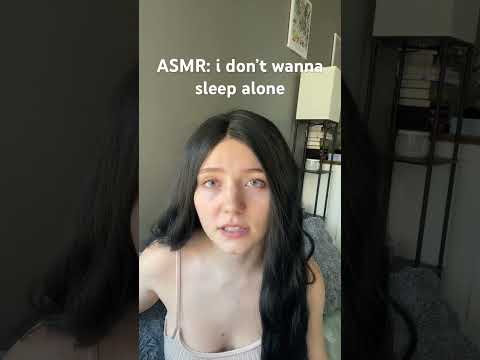 i don’t wanna sleep alone 🤍#asmr #girlfriendasmr #sleepaid #clingyasmr #whisper