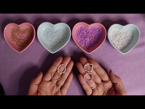 ASMR Calmaria para sua noite 🌙 confecção de anéis e conversa baixinha (não intencional)