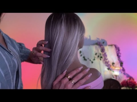 Soothing Hair Play & Personal Attention | Jade Comb, Fan Brush & Whispered Moments