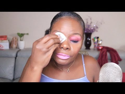 Late Night Removing Makeup ASMR SATISFYING
