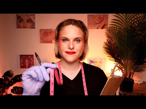 In-Depth ASMR Plastic Surgery Consultation: Examining & Measuring