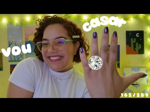 ASMR com MUUUITOS TRIGGERS RELAXANTES | Diário da Noiva #1: Pedido, Primeiros Contratos e Padrinhos