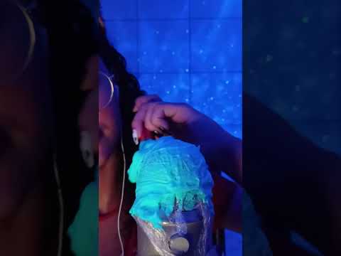 ASMR- Espuma no microfone