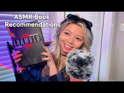 {ASMR} Book Recommendations 📚 | Relaxing Whispered Review, Tapping, and Scratching