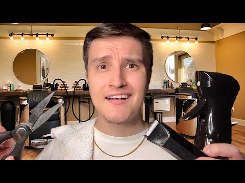 ASMR | Relaxing Haircut Roleplay GONE WRONG 😳💈 