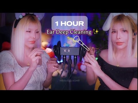 ASMR Twin Ear Cleaning & Attention❤️