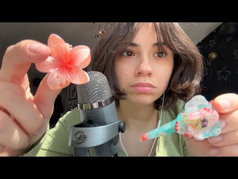 ASMR clipping back your hair !