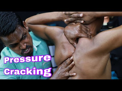 High Pressure Body Cracking Body Massage ASMR By Strong Wrist Barber