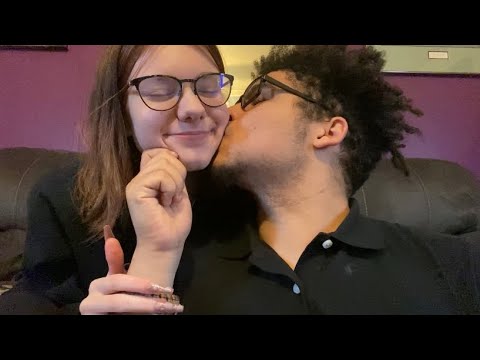 ASMR | My Boyfriend Tries ASMR ❣️ | Tapping, Scratching, Visuals, Rambling, etc.