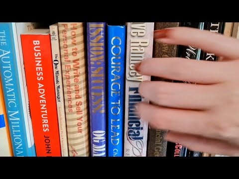 Fast and Aggressive Book Spine Tapping and Scratching ASMR 
